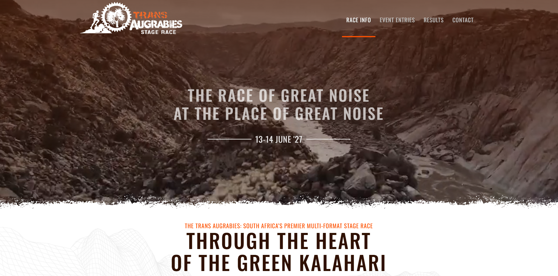 Trans Augrabies Stage Race — Multi-Format Endurance Event Platform